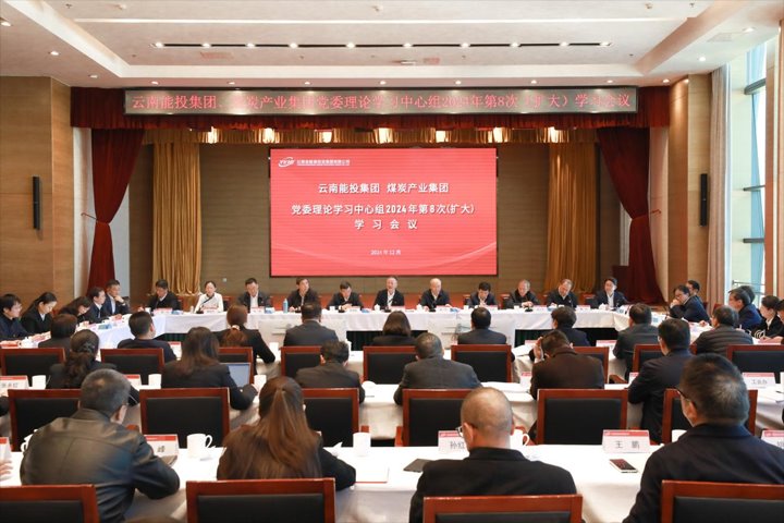 能投集团、煤炭产业集团党委开展理论学习中心组学习