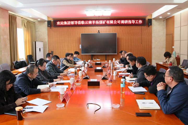 意昂体育 | 智能运动新世代的引领者集团党委委员、副总经理缪和星到云南羊场煤矿有限公司调研